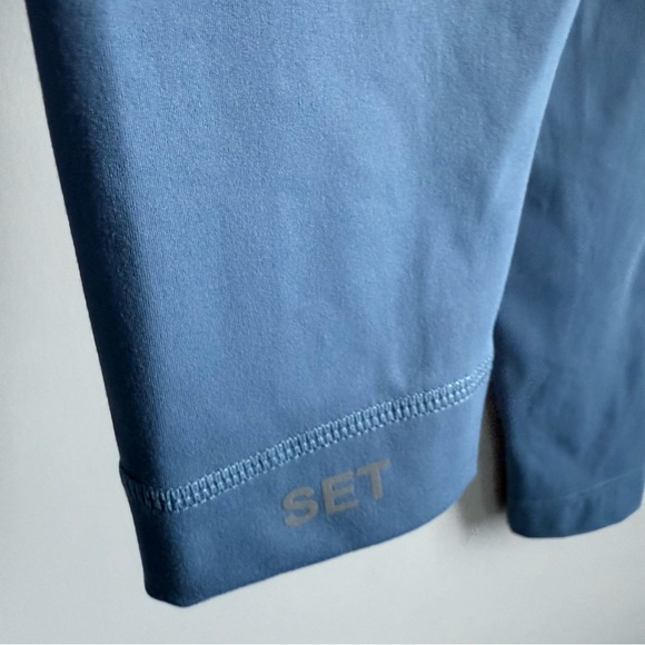 SET Active Sportbody High Rise Leggings in Sky Blue Size S Yoga Gym Activewear - Picture 6 of 10